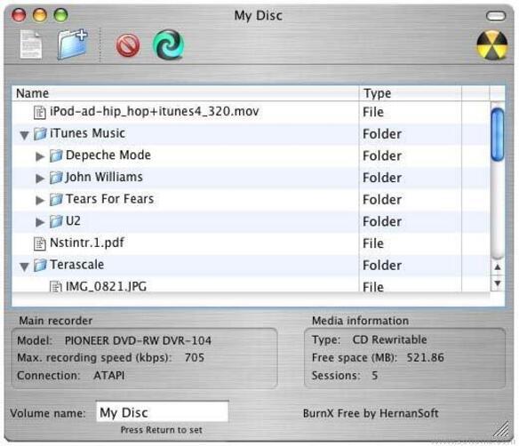 Free dvd writer software for mac torrent